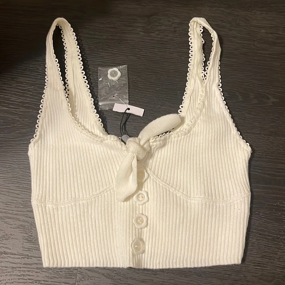 NWT For Love & Lemons Crop Top - SIZE: XS - Picture 1 of 4